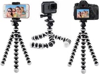 Micros2u Octopus Flexible Robust Gorilla Tripod For Gopro, Action Cams, Camera,