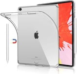 Silicone Coque Pour Ipad Pro 12.9 2018, Clear Housse Protective Cover Etui Pour Apple Ipad Pro 12,9 Pouces 2018, Transparent