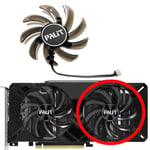 Palit GeForce RTX2060 2060S,GTX1660,1660ti,1660S,Touriste OC,Fouille de carte,Ventilateur de remplacement,Rapports de revenu,S2U, - Type right fan