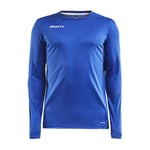 Craft Pro Control Impact LS Tee M Kornblå polyester X-Small Herr