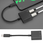 2‑in‑1 USB C To 3.5mm Adapter Type‑C To AUX Jack With USB C PD 60W Fast C