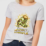 Street Fighter Blanka 16-bit Women's T-Shirt - Grey - L