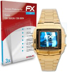 atFoliX 3x Protecteur d'écran pour Casio DB-360GN / DB-360N clair