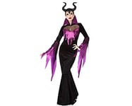 Atosa Cruel 61430 Costume Evil Witch Queen Woman XL Purple-Halloween, Women