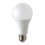 Velamp Ampoule LED SMD, standard A60, 15W / 1520lm (équivalent à 100W), culot E27, blanc froid 6500K