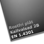 1,5mm Plåt 1.4307 2B 2000x1000