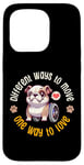 Coque pour iPhone 15 Pro Chien en fauteuil roulant mignon avec handicap pour propriétaire de chien