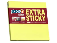 Notes Stick'n Extra Sticky Gul 76X76mm 90Blade - (12 Stk.)