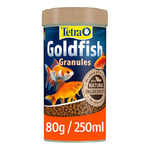 Tetra Goldfish Fish Food Granules, Complete Fish Food for All Smaller Goldfish, 80 g