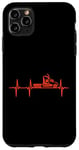 Coque pour iPhone 11 Pro Max Trucker Heartbeat Truck Driver Heartbeat