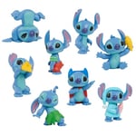 Coffret de Figurines à Collectionner Lilo & Stitch de Disney, Coffret de 8 Figurines, Figurines à Collectionner de 5 cm de Haut, Jouets pour Enfants de 3 Ans et Plus par Just Play