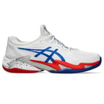 Asics Homme Court FF 3 Novak Clay Sneaker, White Blue, 40 EU