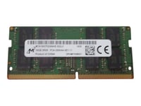 Hp - Ddr4 - Modul - 16 Gb - So Dimm 260-Pin - 3200 Mhz / Pc4-25600 - 1.2 V - Ikke-Bufret - Ikke-Ecc - For Elitebook 830 G8, 835 G7, 840 G8, 845 G7, 850 G8  Zbook 15 G6, 17 G6  Zbook Fury 15 G7