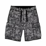 SHIMANO Shimano Cargo Shorts Grey Camo XL