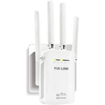 WiFi Répéteur amplificateur de Signal 4 Antennes Externes 2.4GHz Haute Vitesse 300Mbs Wi-FI