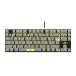 FRTEC – Clavier mécanique TKL Batman avec câble Anti-roulage, QWERTY, Collection Officielle DC, Compatible PC, Mac, PS5, Switch, Xbox Series X/S, commutateur Bleu, Touches rétroéclairées