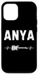 Coque pour iPhone 12/12 Pro Anya Guitare Battement De Coeur Musique Guitariste