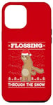 iPhone 12 Pro Max Flossing Through The Snow Sloth Ugly Christmas Sweater Floss Case