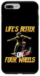 Coque pour iPhone 7 Plus/8 Plus Skateboard Lovers Skater Board pour hommes