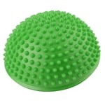 PVC Uppblåsbar Halv Yogaboll Massagepunkter Fitball Övningar Tränare Fitness Balansboll