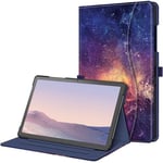 FINTIE Coque pour Samsung Galaxy Tab A9 Plus (Tab A9+) 11 Pouces 2023 (SM-X210/X216/X218), Housse Folio et Multipositions, Etui avec Poche de Document, Galaxie