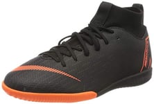 Nike Mixte Enfant Jr. MercurialX Superfly VI Academy Chaussures de Football, Noir (Black/Total Orange-W 081), 38.5 EU