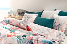 L1NK STUDIO Duvet Cover Queen Size Bed 135/150 Cm Or 53"/59" Inches (240X220 Cm Or 94"x87" Inches) 100% Cotton (Percale 200 Threads) Digital Printing Oceanum Multicolor