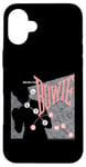 Coque pour iPhone 16 Plus David Bowie Let's Dance Rose et Gris