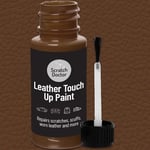 MEDIUM BROWN Leather Touch Up Paint 15ml for bags, shoes, wallets, furniture,car