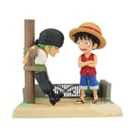 Banpresto One Piece - Luffy & Zoro - Figurine WCF-Log Stories 7cm