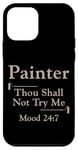 iPhone 12 mini House Painter Decorator Bible Quote Painter Thou Shall Not Case