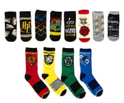 Harry Potter Hogwarts Houses Womens 12 Days of Socks in Advent Gift Box