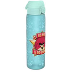 ION8 Gourde, 500ml, Anti-Fuite, Facile à Ouvrir, Verrouillage Sécurisé, Lavable en Lave-vaisselle, Sans BPA, Poignée de Transport, S'adapte aux Porte-gobelets, Facile à Nettoyer, Angry Birds