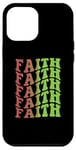 iPhone 15 Plus Repeated Word Christmas, Faith Case