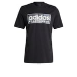 adidas Homme Camo Linear Graphic Tee, Black/Grey, S