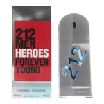 Carolina Herrera 212 Men Heroes Forever Young Eau de Toilette 50ml - NEW