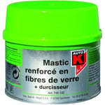 Mastic armé renforcé fibres de verre + durcisseur sur métal carrosserie 500gr AUTO-K