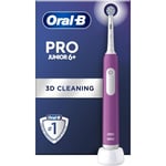 Oral-B Pro Junior Electric Rechargeable Toothbrush for Kids 6+Y, Purple - JUNPR