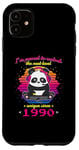 Coque pour iPhone 11 Né en 1990 Anniversaire Fun Panda Gaming Unlock The Next Level