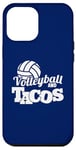 Coque pour iPhone 12 Pro Max Volleyball et Tacos Spike et Salsa Beach Volleyball Vibes