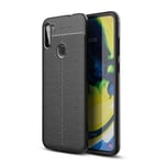 samsung Samsung Galaxy A11 Leather Texture Case Black