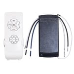 Universell takfläkt fjärrkontroll kit Ac 220v timing inställning switch justera vindhastighet Tran-ln white  black 110V