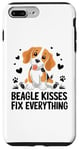 Coque pour iPhone 7 Plus/8 Plus Beagle Kisses Fix Everything Beagles Chien