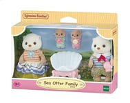 Sylvanian Families - La Famille Loutre de mer -Figurines Animaux Miniatures - 5803