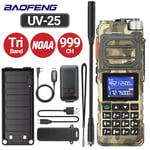 Baofeng UV-25 10W Walkie Talkie Tri Band Wireless Copy Frequency NOAA FM Radios