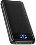 Batterie Externe 13800mAh, Slimmest 22.5W Power Bank, Batterie Portable USB C (Entrée/Sortie) PD3.0 QC4.0 Charge Rapide Chargeur Portable avec Affichage LCD Compatible iPhone Samsung Tablettes etc.