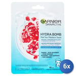 6x Garnier Peau Active Hydra Bomb Super Hydratante Mise sous Tension 32G