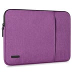 CAISON 13.3 inch Laptop Sleeve Ultrabook Silm Case Soft Lining Waterproof Shockproof Protective Bag for MacBook Air 13, Macbook Pro 14, 13.3" Lenovo HP ASUS Acer LG 13.8" Surface Laptop, Purple