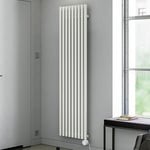 Terma Electric Radiator, Steel, White RAL 9016, 1800h x 480w (mm) [1kw]