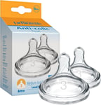 Dr. Brown's Options+ Wide-Neck Bottle Teat Level 3 For 6 months Plus- Pack of 2